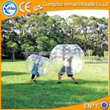 Family game human inflatable bumper bubble ball, kids inflatable body ball/adult bumper ball